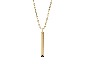 Stainless Steel Anxiety Necklace for Kids: Mindful Breathing Pal