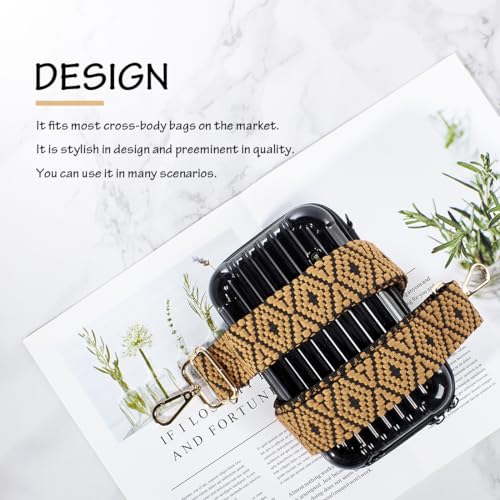 Image of Adjustable Handbag Strap Wide Purse Strap Replacement Shoulder Crossbody Bag Strap