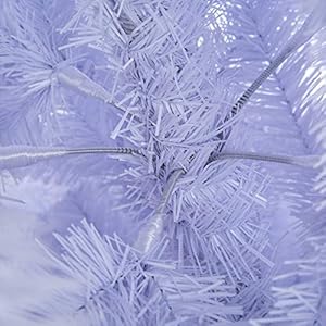 Sunnyglade 75 FT Premium White Artificial Christmas Tree 1400 Tips Easy to Assemble with Christmas Tree Metal Stand for Indoor and Outdoor Use 75FT