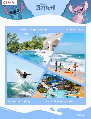 Image of Disney Frozen Elsa Stitch Moana Toddler Girls Two Pieces Ruffle Strap Bikini Top and Bottom Set Beach Swimsuit