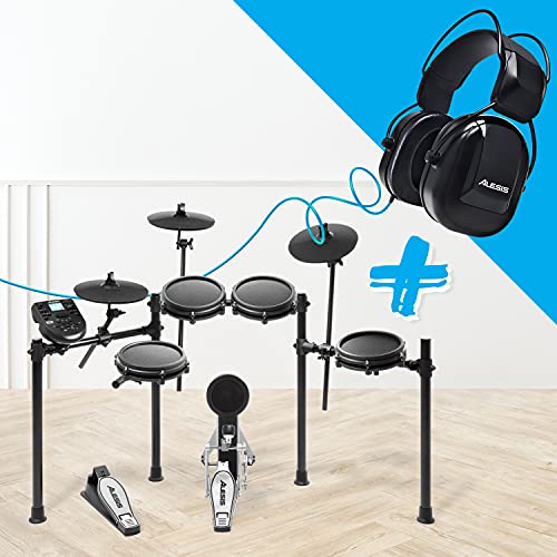 Alesis Nitro Mesh Kit & DRP100 – Batterie Électronique 8 Pièces en Peau Maillée & Casque Audio Circum-Auriculaires de… - Les Beatles, Paul McCartney, John Lennon, RIngo Starr, George Harrison Alesis Nitro Mesh Kit & DRP100 – Batterie Électronique 8 Pièces en Peau Maillée & Casque Audio Circum-Auriculaires de… – Image 3
