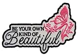 Leather Supreme Your Own Kind Of Beautiful Lady Rider Embroidered Biker Patch- White-Small