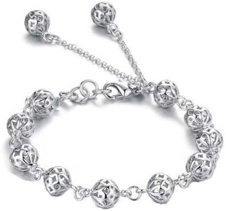 Nilus Collection Adjustable 925 sterling Silver Plated Stylish Copper Bracelet for Women & Girls (B0CNGSWVGY) Amazon Price History, Amazon Price Tracker