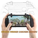 ZOEMO All Metal PUBG Mobile Trigger, Mobile Game Controller with Triggers and Gamepad for PUBG/Call of Duty/Fotnite Upgraded Version for iPhone iOS/Android