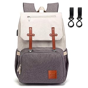 honey&blue Diaper Bag, Backpack, Diaper Backpack, Mom Bag, Men’s, Women’s, Lightweight, Large Capacity, High Density Cushioning, Thermal Pocket