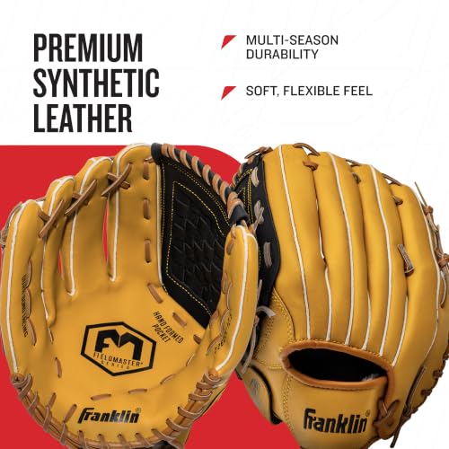 Franklin Sports Field Master Series Baseball Gloves, 12.5", Left Hand Throw - image 3