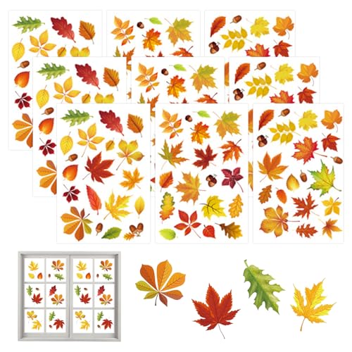 9 Stück Herbst Fensterbilder Selbstklebend,Mode Herbstdeko Fenster Kinder,Fensterbilder Herbst Wiederverwendbar,Erntedankfest Fensteraufkleber Für Die Gestaltung Eines Herbstlichen Ambientes Zu Hause 9 Stück Herbst Fensterbilder Selbstklebend,Mode Herbstdeko Fenster Kinder,Fensterbilder Herbst Wiederverwendbar,Erntedankfest Fensteraufkleber Für Die Gestaltung Eines Herbstlichen Ambientes Zu Hause