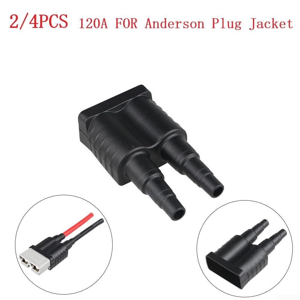 Guaina antipolvere impermeabile nera per connettore Anderson 120A (2 pezzi)
