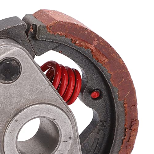 Kupplungsbelag mit Feder, Metalllegierung Keramik Heavy Duty High Torque Dirt Bike Kupplungsbelag Verschleißschutz für 2-Takt 43cc 47cc 49cc Pocket Quad Crosser 4 Wheeler