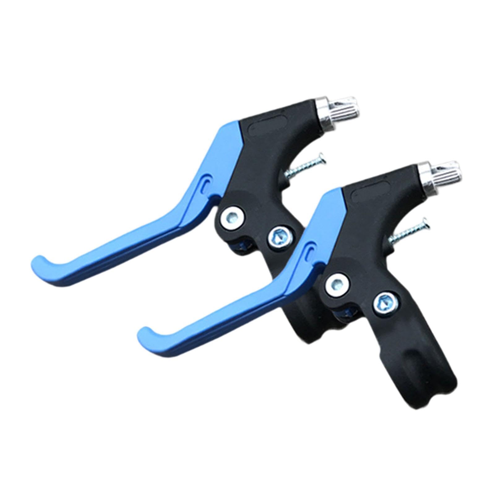 2 Pieces Bike Brake Lever Three Finger Compatibility Replacement Accessories Black and Blue-image-29