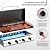 ROVSUN 4 Burner Portable Propane Griddle with Electronic Ignition, 40000 BTU Rolling Flat Top Gas Grill with Enameled Tray & Lid, Side Shelves & Regulator for Outdoor Cooking Camping BBQ Tailgating