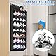 HNBTX Schuhregal Tür,Schuhregal Tür Hängend,Schuh Organizer Hängend mit 8 Tiefen Taschen,Hängend Schuhaufbewahrung mit Hake,Anwendbar Organizer über der Tür für Schuhe für Schrank und Schlafsaal