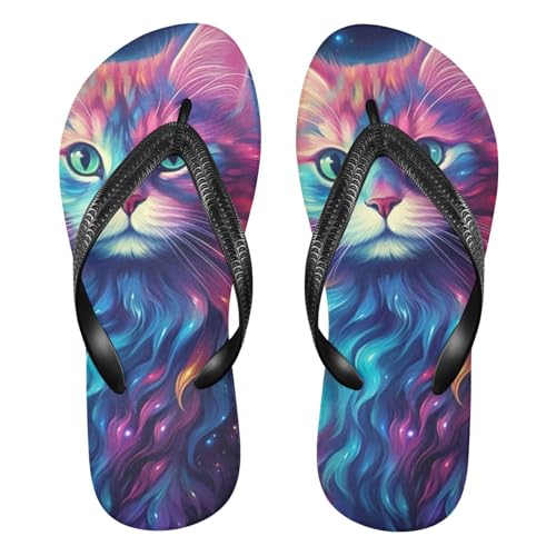 Cute Cat Flip Flop Beach Summer Casual Sandal for Women & Men Shower Shoes 20857126