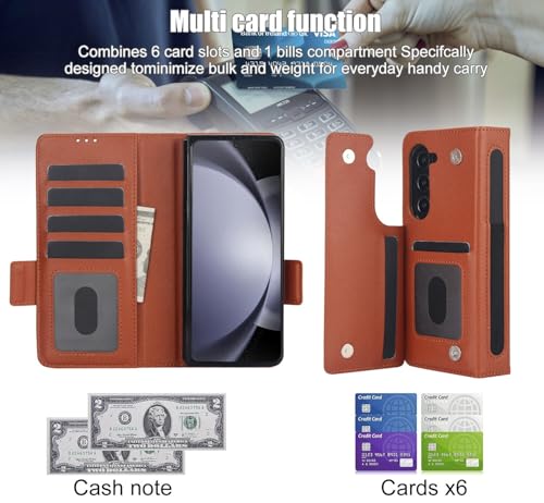 Protection Galaxy Z Fold 5 violette en cuir pour éviter les rayures d'écran