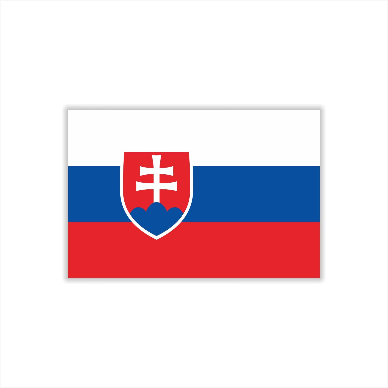 Womaha 30 Sheets Temporary Slovakia Flag Tattoos for Kids Adults Fans Fake Face Tattoo Stickers, Red Blue White