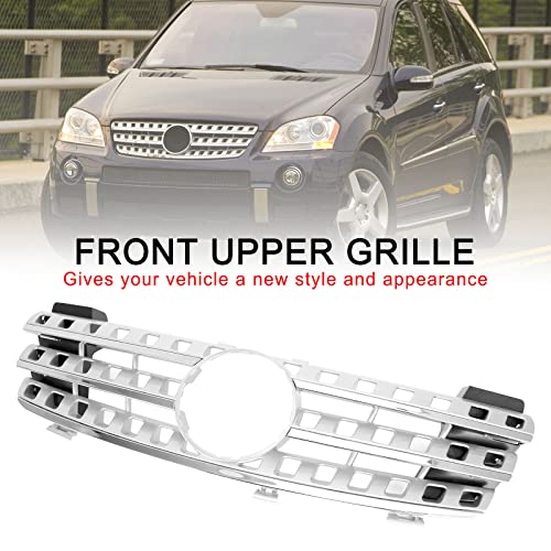 Parrilla de parachoques delantero Mercedes W164 clase ML 2005-2008 cromada 3