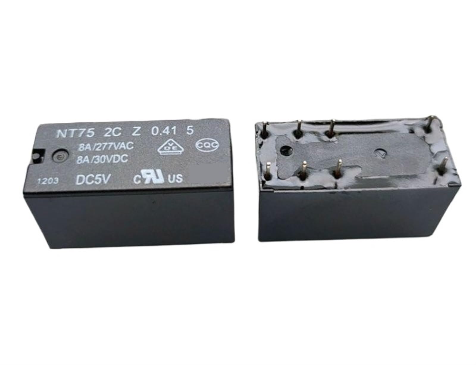 Relais électromécanique NT75 2C Z 0,41 12VDC pour circuit imprimé