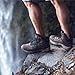 HI-TEC Altitude VI I WP Leather Waterproof Men's Hiking Boots, Work Boots for Men, Outdoor Trekking Trail and Backpacking Shoes with Michelin Rubber Outsoles - Dark Brown Tan, 15 Extra Wide