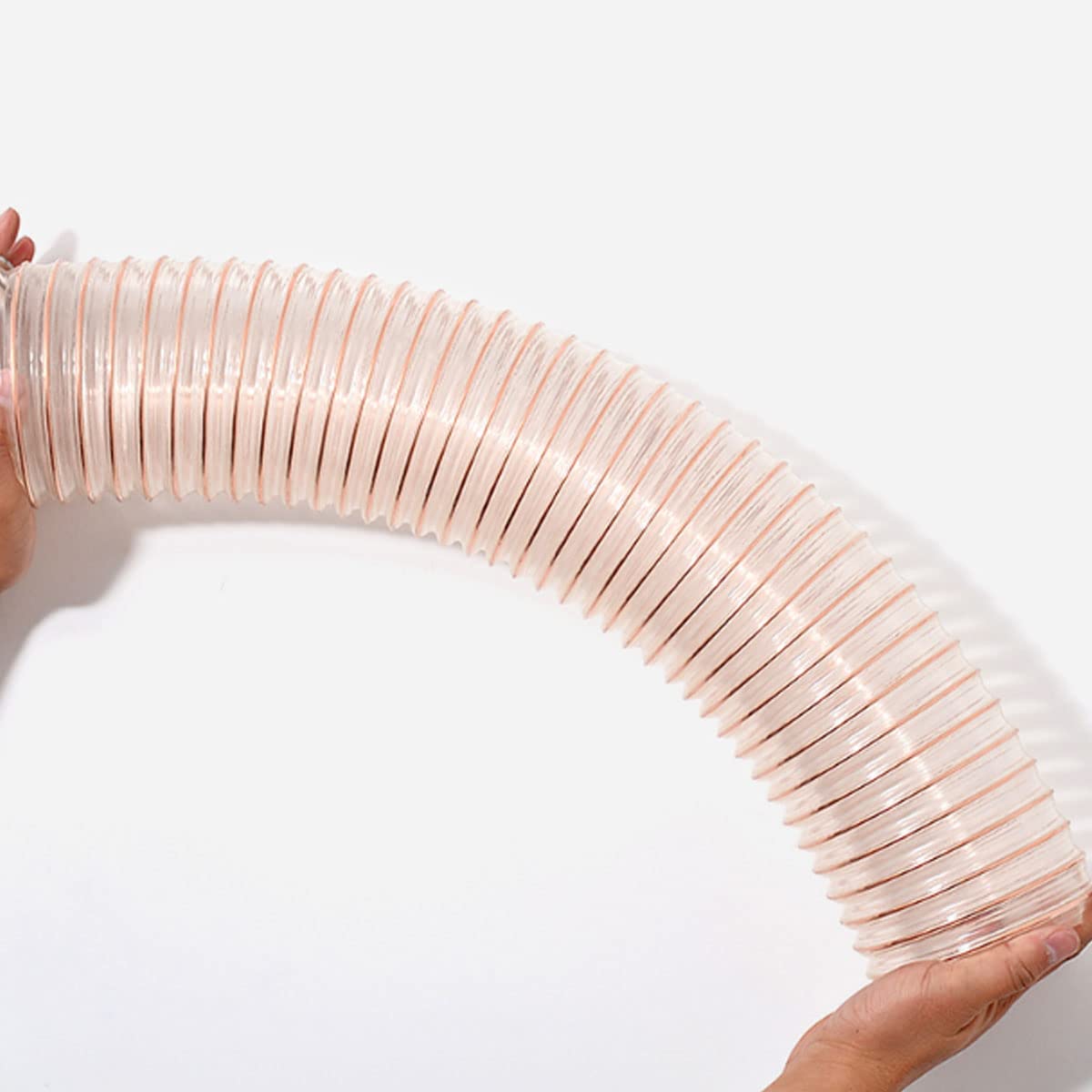 Tuyau pneumatique Flexible en polyuréthane, conduit d'air Transparent en polyuréthane PU peut être utilisé comme tuyau de machines à bois,(38mm)