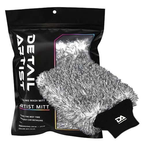 【DETAIL ARTIST】 ARTIST MITT 『２層構造の特殊繊維が洗車を進化させる』ウォッシュミット 洗車 丈夫で使いやすい ディテールアーティスト アーティストミットのサムネイル