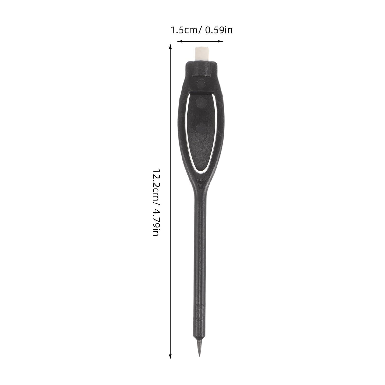 KALLORY Matite da Golf Set 20 Pezzi in Plastica Nera con Gomma e Clip