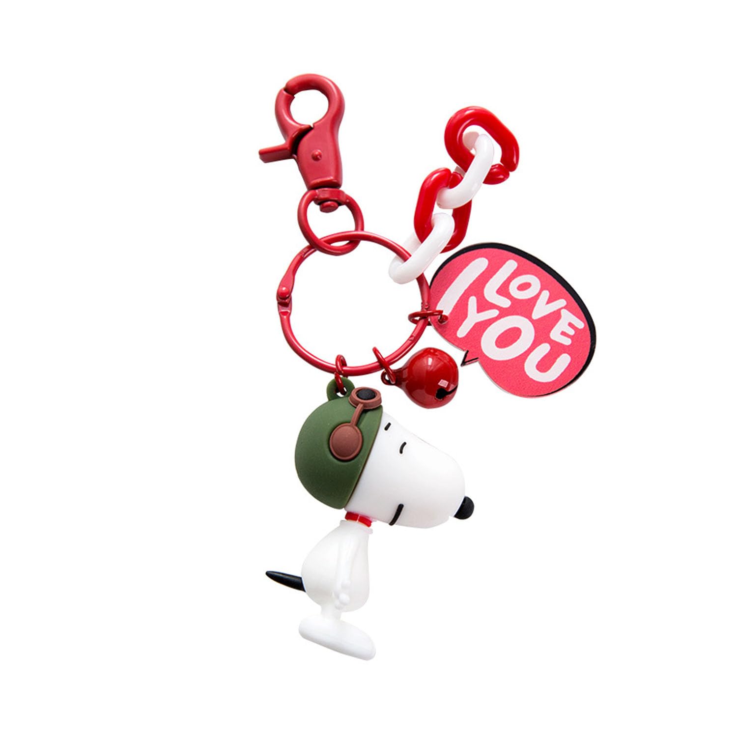 KC Cartoon Charm For Mobile Phone, Purse | Finger Ring Hanging Rubber Soft Silicone | Mobile Cover Charm Strap Smartphone Case Keychain For Girls Women RED-image-27