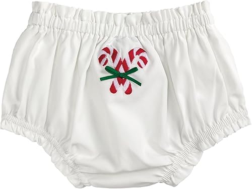 Mud Pie Pañal unisex Baby Mud Pie Baby Christmas Cover, Blanco, 3-6 meses