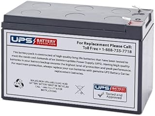 12V 9Ah Compatible Battery with F2 Terminals by UPSBatteryCenter® - 100% Compatible Replacement for Minuteman B00025-1 Year Full Warranty