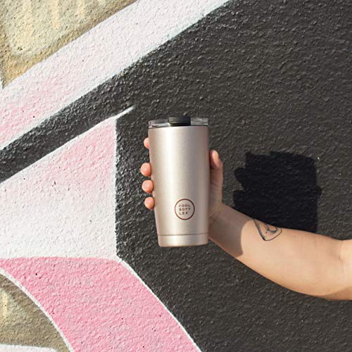 Vaso térmico Cool Bottles de 550 ml sin BPA para llevar café sin derrames. 3