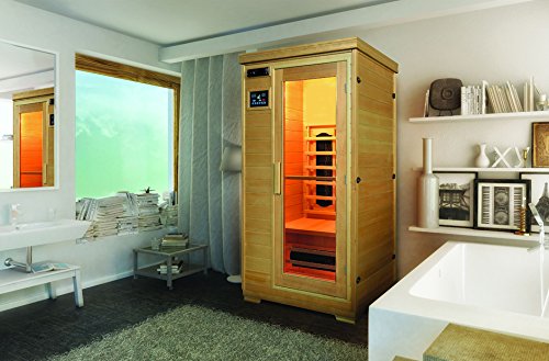 Preisvergleich Produktbild Karibu Infrarotkabine Takla 1400 Watt Hemlock