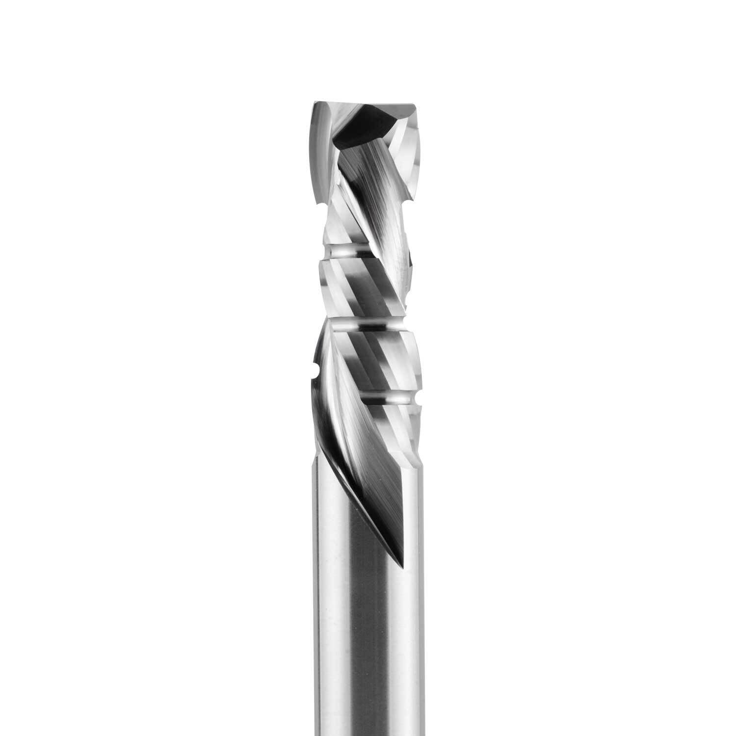 Fresa A Compressione su E Giù for in Metallo Duro CNC 6mm 8mm Due Flauti for Incisione Legno con Rompitruciolo(C2sf-d8-l25)