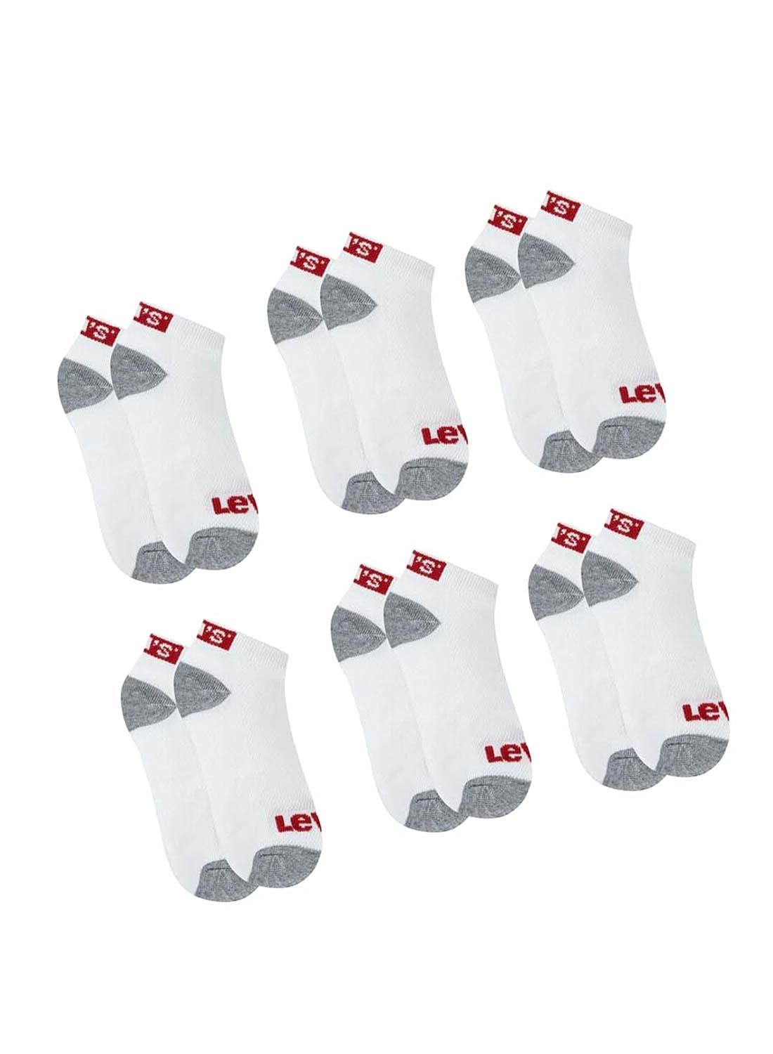 Levi's Lhn Box Tab Low Cut 6pk Calcetines Unisex niños en oferta en Amazon