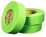 Comp-O-Stik 3 Rollen Neon Grün Hockeyschläger Lacrosse Bat Tuch Athletic Tape (3 Pack) Made in die USA 2,5 cm X 60 '