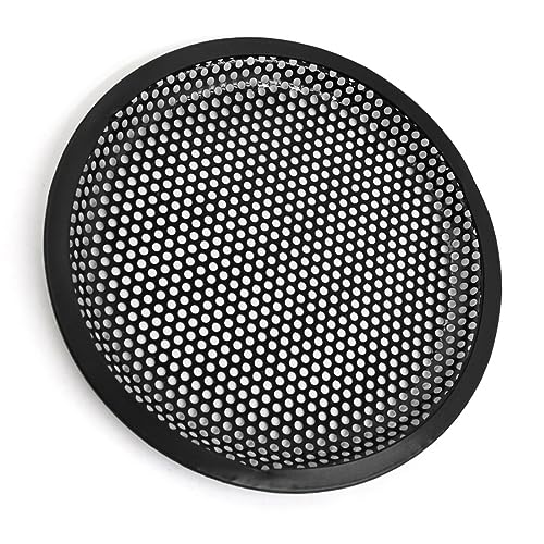 MACHSWON Car Subwoofer Speaker Metal Waffle Guard Grill Cover 8 Inch Black