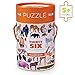 Crocodile Creek 100-Piece Jigsaw Puzzle for Kids Ages 5 and Up - Fun and Educational Table or Floor Puzzles - Storage Canister with Handle - Wild Animals - 14” x 19” Finished
