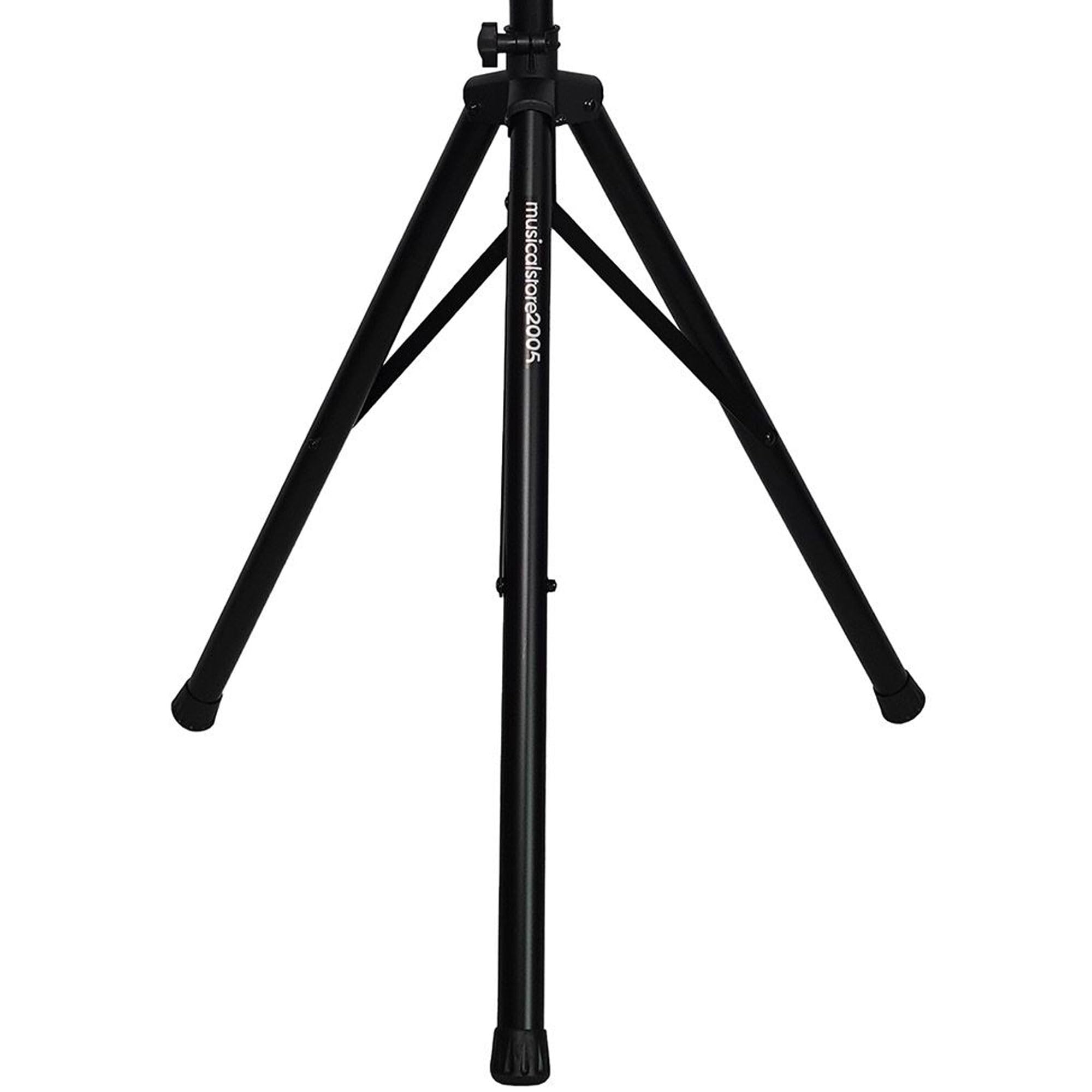 Supporti per Casse Acustiche | MusicalStore2005 Supporto Treppiede Universale per Diffusori, Altezza Regolabile 120-180 cm, Struttura Stabile e Richiudibile