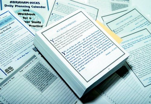 Daily Planning Calendar, The Science of Deliberate Creation : Abraham-Hicks Planning Calendar and Study Guide Workbook Calendar – November 1, 1996