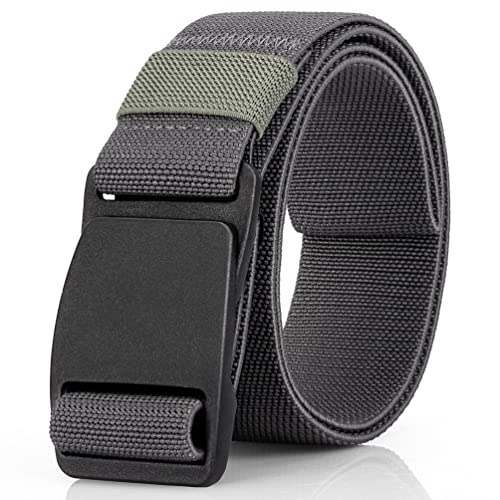 Elastic Belt Men, Men’s Tactical Belt Travel Belt, Stretch Golf Belt