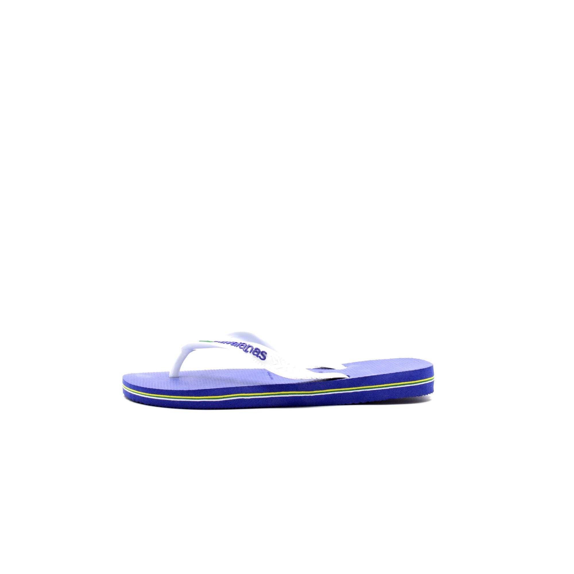 HavaianasBrasil Logo Unisex Adult Flip Flops,Blue/White,35/36 EU