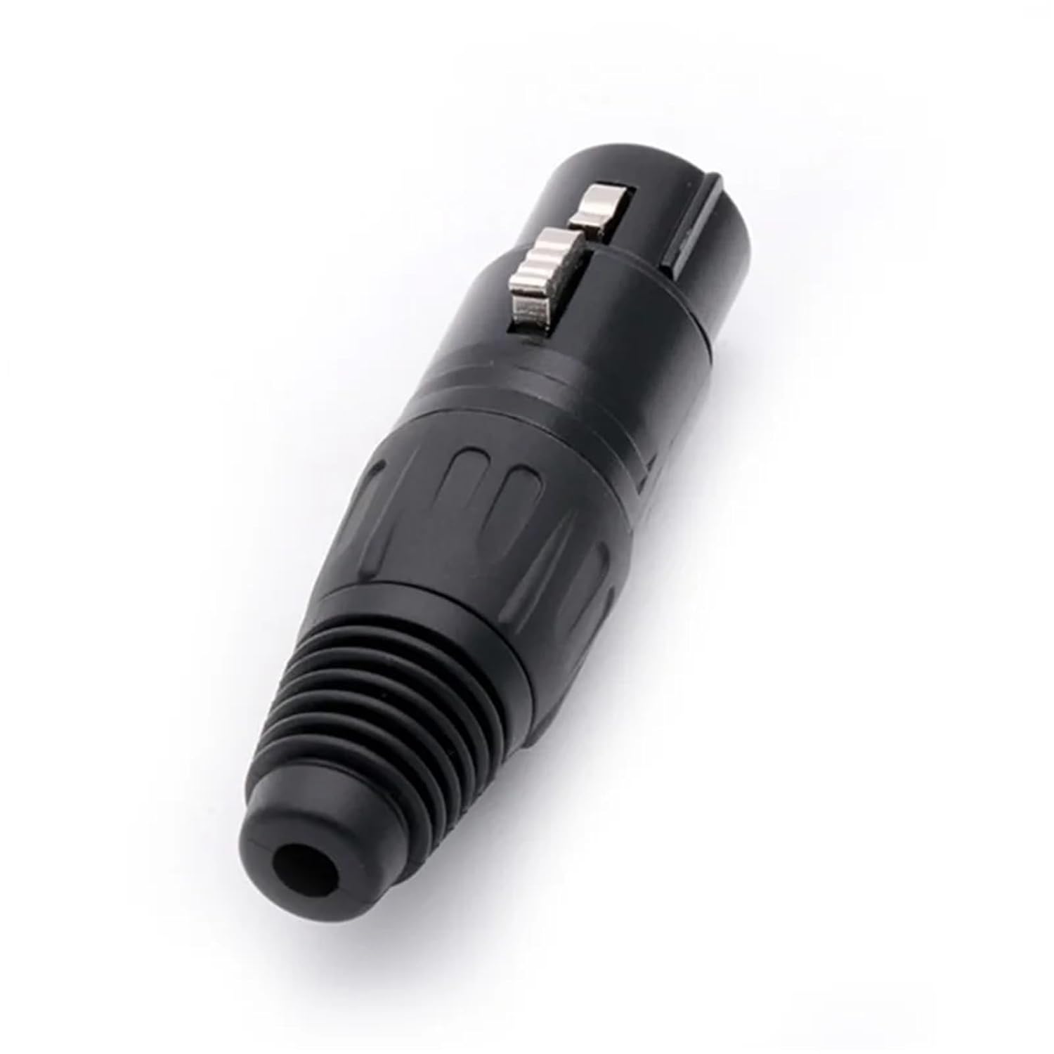 10Pcs/lot 3/4/5Pins XLR Female/Male Plugs MIC Cable Waire Connectors Microphone Jack Socket Black(4)