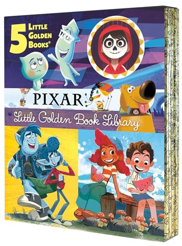 Image of Pixar Little Golden Book Library (Disney/Pixar): Coco, Up, Onward, Soul, Luca
