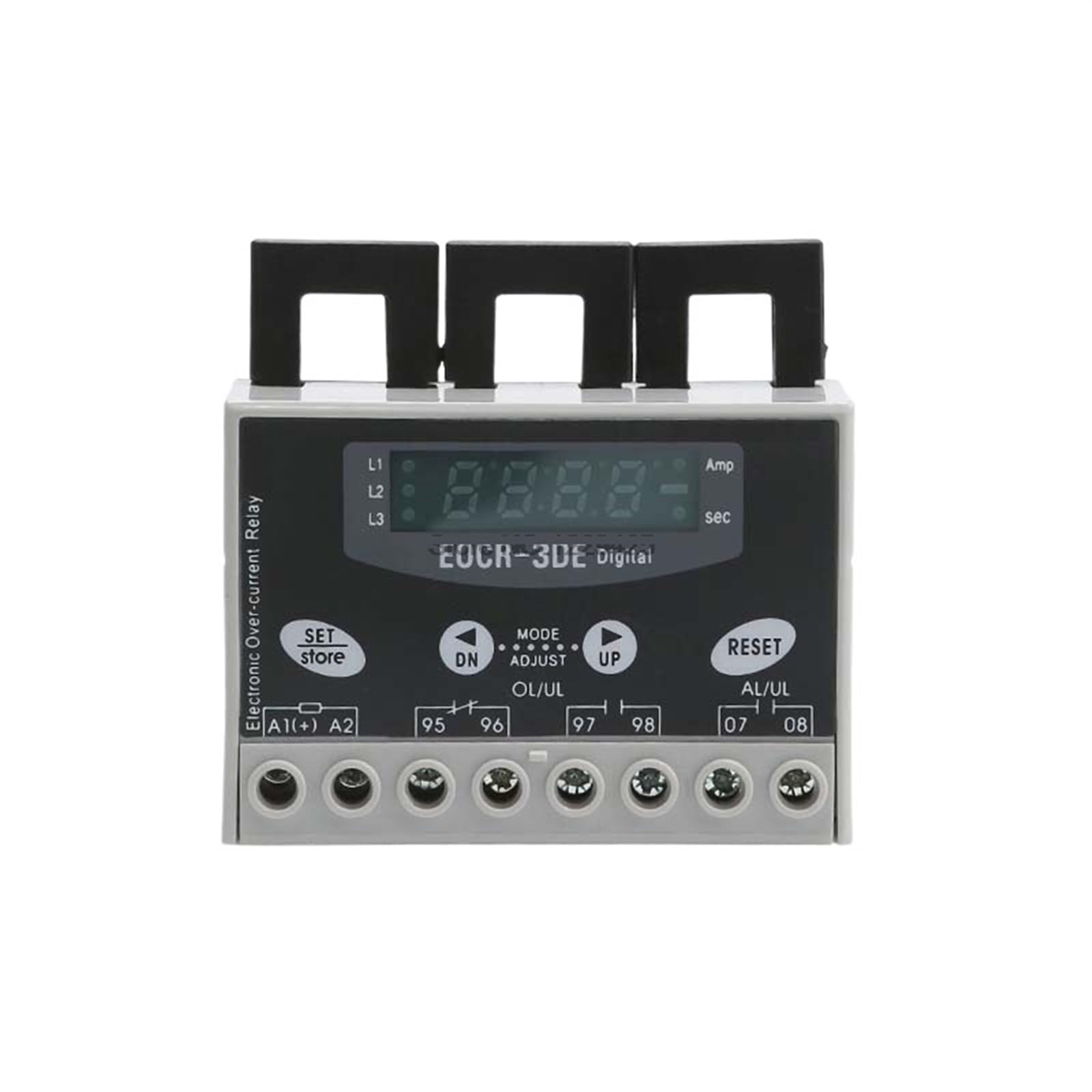 Relé de protección de corriente multifuncional con pantalla Digital, EOCR-3DE de Motor, relé térmico, protección de Motor de CA