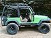 KUAFU Steel Roof Rack Compatible with 1997-2006 Jeep Wrangler TJ/Rubicon Black Upper