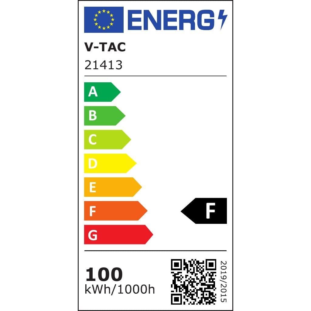 V-TAC Faro LED da Esterno 100W con Chip Samsung - [Ultima Generazione] - IP65-8200 Lumen - Proiettore LED Esterno Nero per Casa, Giardino, Garage - Impermeabile - Fari - Luce Bianca Naturale