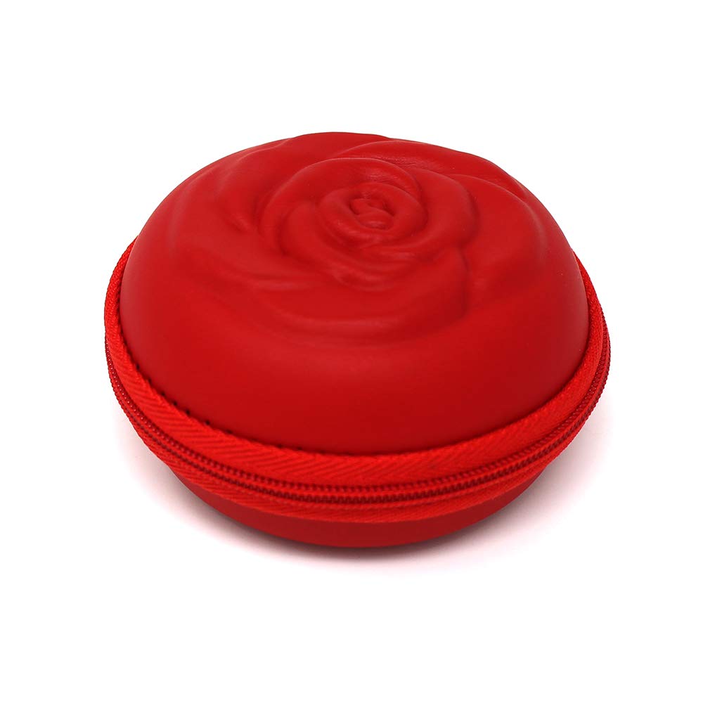 Pack Sileu Travel: Copa Menstrual Rose - Modelo de Iniciación - Talla L, Rojo, Flexibilidad Standard + Estuche de Flor + Esterilizador Plegable