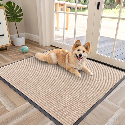 OLANLY Front Door Mat 40x32, Waterproof Heavy-Duty Indoor Outdoor Doormat