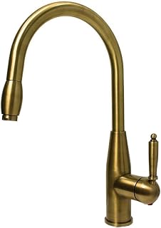Grifo Cocina Fregadero Caño Monomando Giratorio Bronce Sanlingo