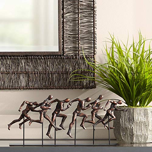 Dahlia Studios Marathon 17 3/4" Wide Metal Sculpture #TOP17