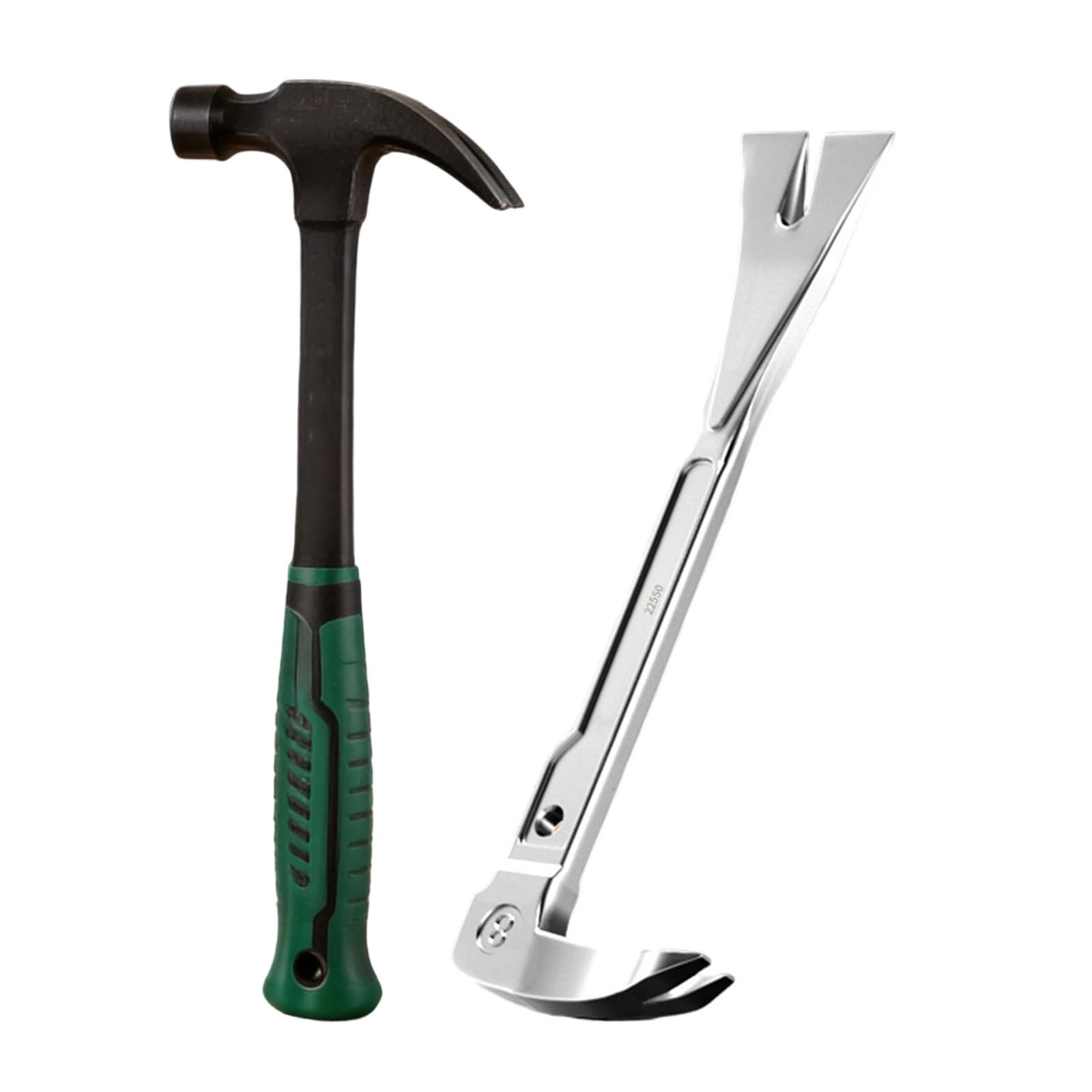 Sturdy Steel Claws Hammer and Demolition Rod Set Perfect for Construction and Home Improvement Projects High Hardness Destruction Club