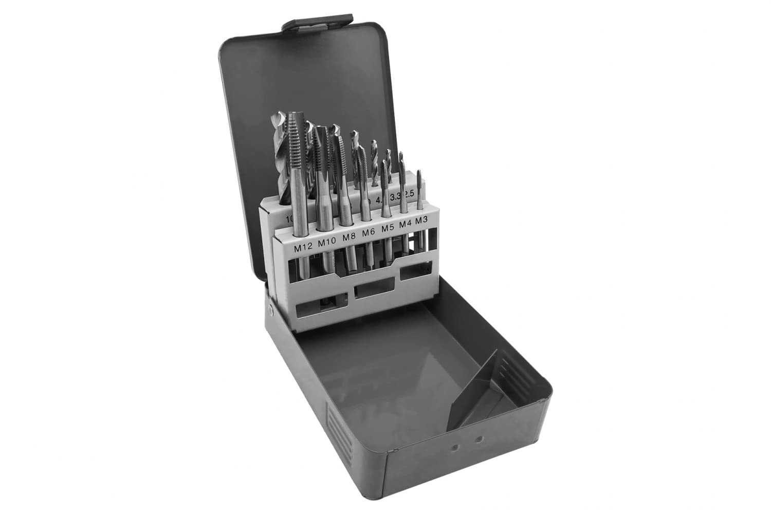 Paulimot M3-M12 - Set di maschi filettati per macchina HSS-Co5 con punta a corona